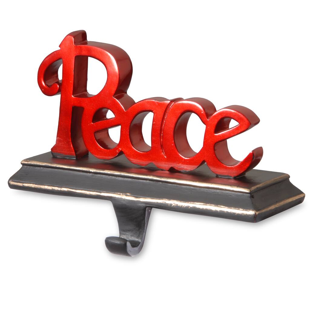 National Tree Company 9 in. 'Peace' Stocking Holder - 9 in