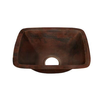 Novatto CORDOBA Antique-finish Copper Bar Sink