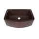 preview thumbnail 1 of 0, Novatto Redondeado Antique Copper Curved Kitchen Sink