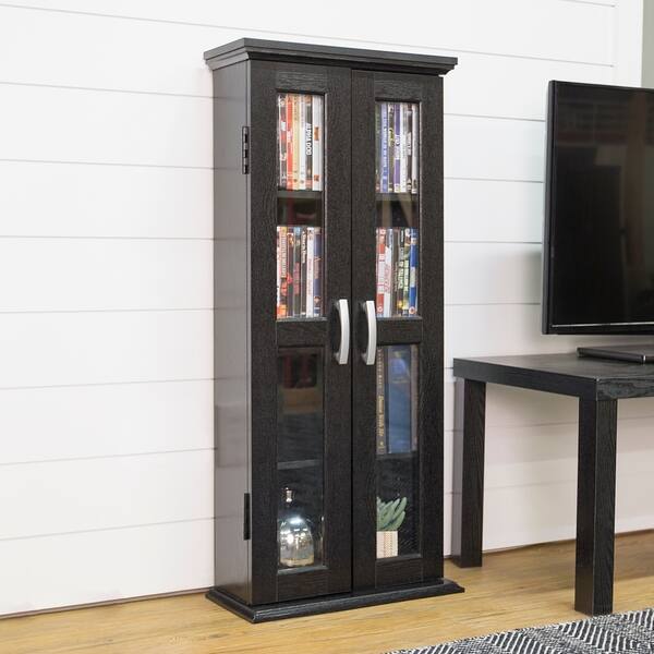 Shop 41 Tall Media Storage Cabinet 18 X 8 X 41h On Sale