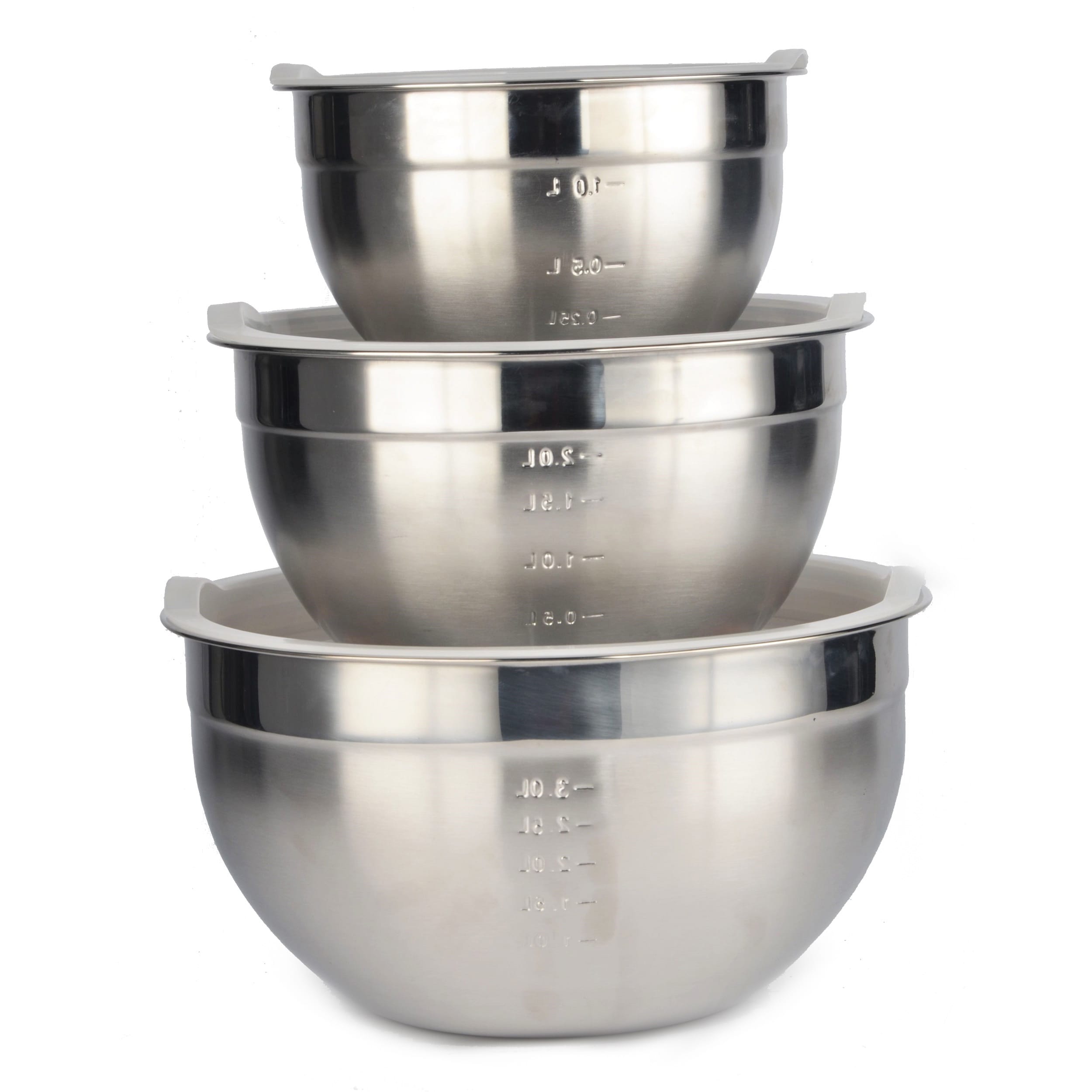 JoyTable 14 Piece Stainless Steel Mixing Bowls Set