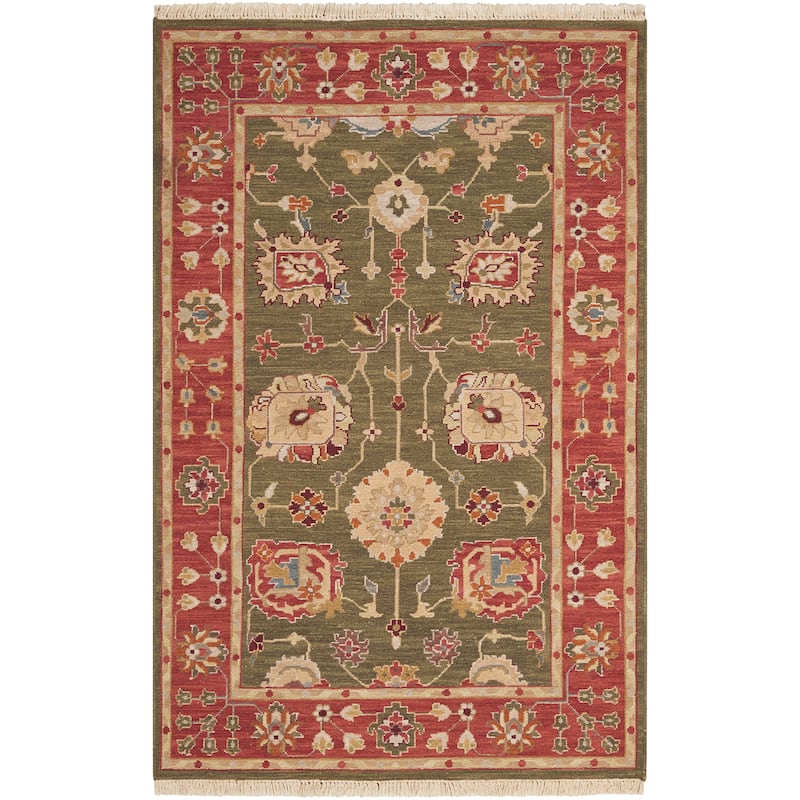 Nourison Nourmak S181 Area Rug - 3'10" x 5'10" - Green - Rectangle