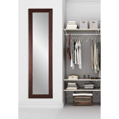 Multi Size BrandtWorks Dark Walnut Full-length Slim Floor Mirror - Brown