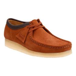 clarks wallabees dark brown suede