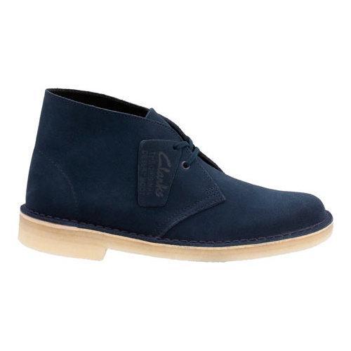 clarks desert boots navy suede