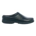Men's Nunn Bush Solis Slip-Resistant Plain Toe Clog Black Synthetic