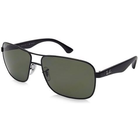Ray-Ban RB3516-006/9A(62) Aviator Polarized Green Sunglasses