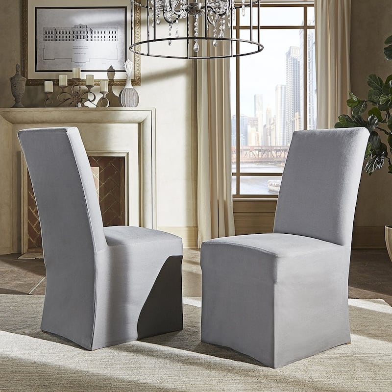 Potomac Slipcovered Parsons Dining Chairs (Set of 2) by iNSPIRE Q Artisan