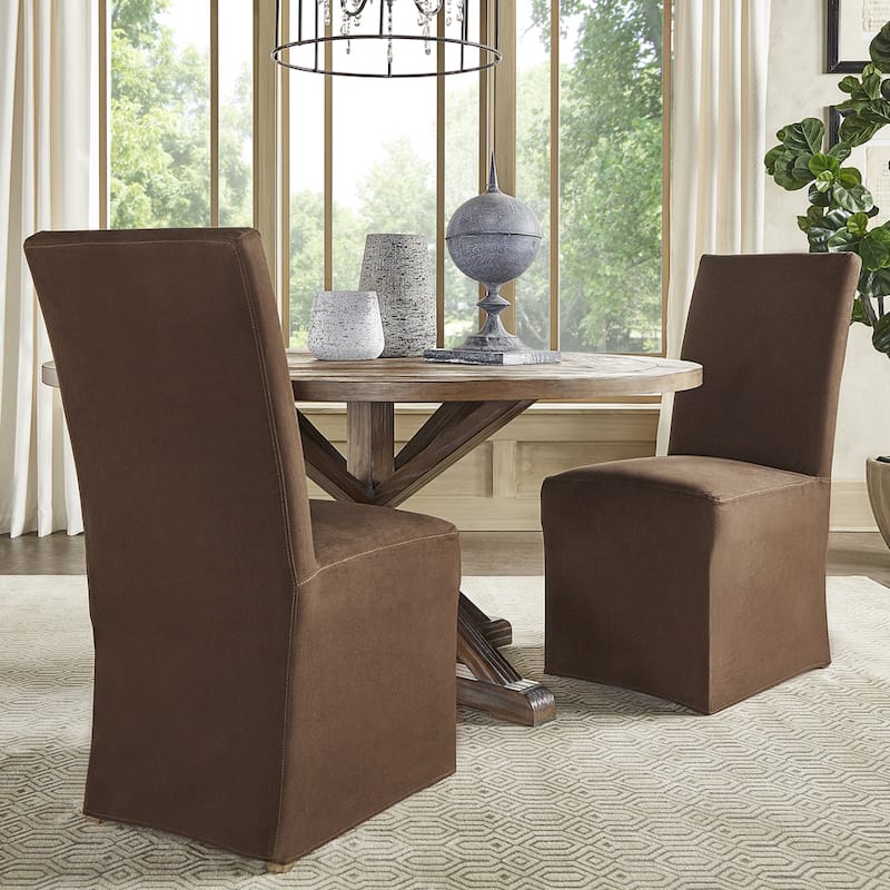 Potomac Slipcovered Parsons Dining Chairs (Set of 2) by iNSPIRE Q Artisan