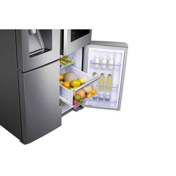 Shop Samsung Stainless Steel 28 Cubic Foot 4 Door Family Hub