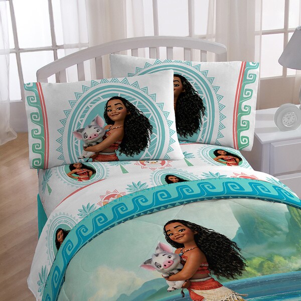 Disney's Moana 'The Wave' Twin 4-piece Bed in a Bag Set - Bed Bath