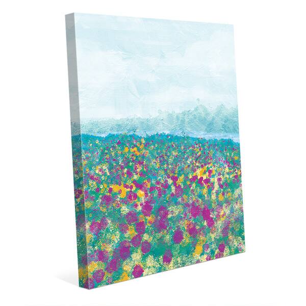 'Adagio Spring' Multicolored Canvas Wall Art Bed Bath & Beyond 12503535