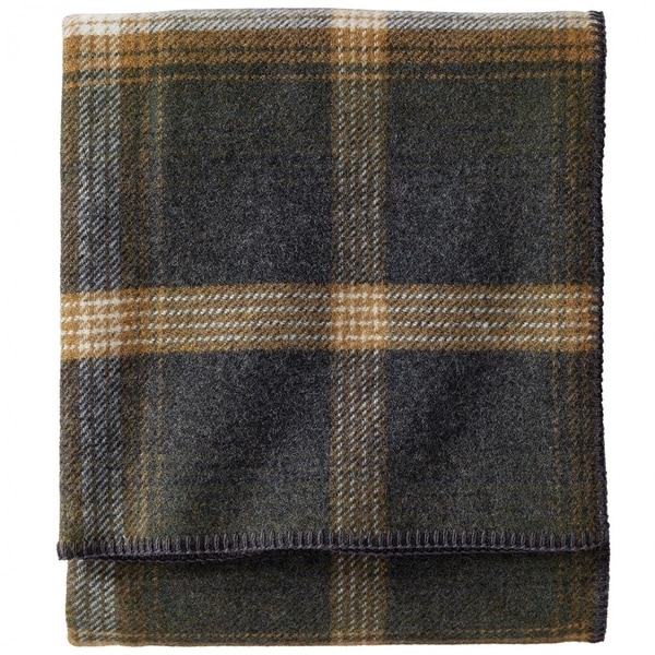 Pendleton Eco-wise Oxford Wool Plaid Blanket