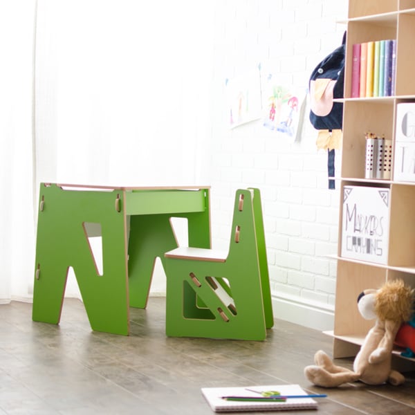 Modern Kids Desk and Chair