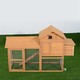 Shop PawHut 83 Wooden Portable Backyard Chicken Coop With 