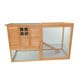 preview thumbnail 4 of 6, PawHut 64" Large Wooden Chicken Coop Kit With Outdoor Run And Nesting Box