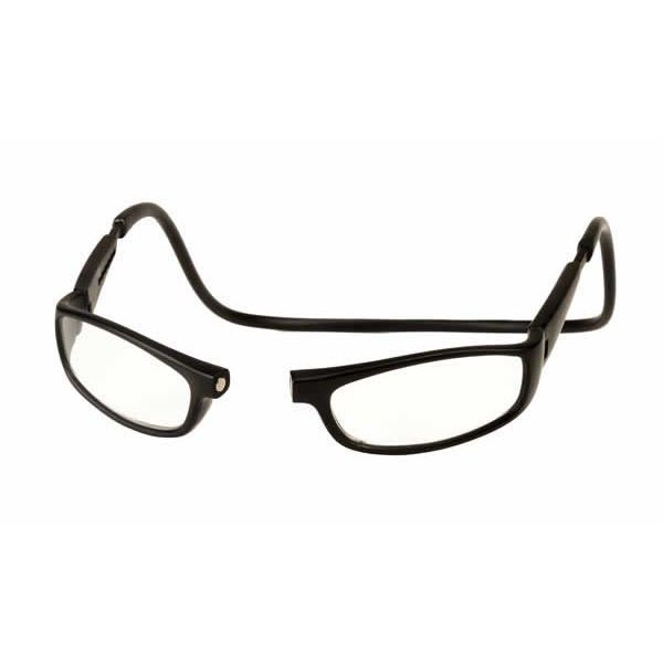 Clic Readers Matte Black Reading Glasses
