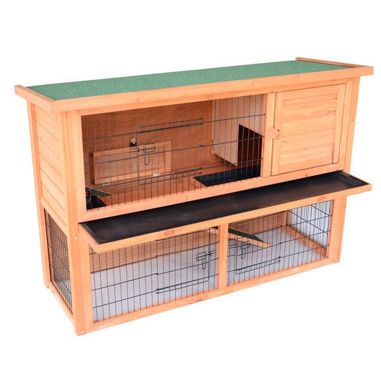 small wooden playpen