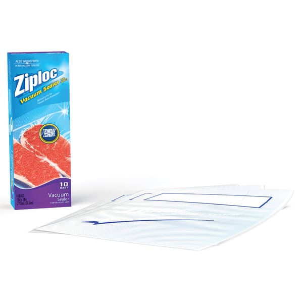 Simply Smart ZL10GB3 1 Gallon Ziploc Vacuum Sealer Bag Refills 10count