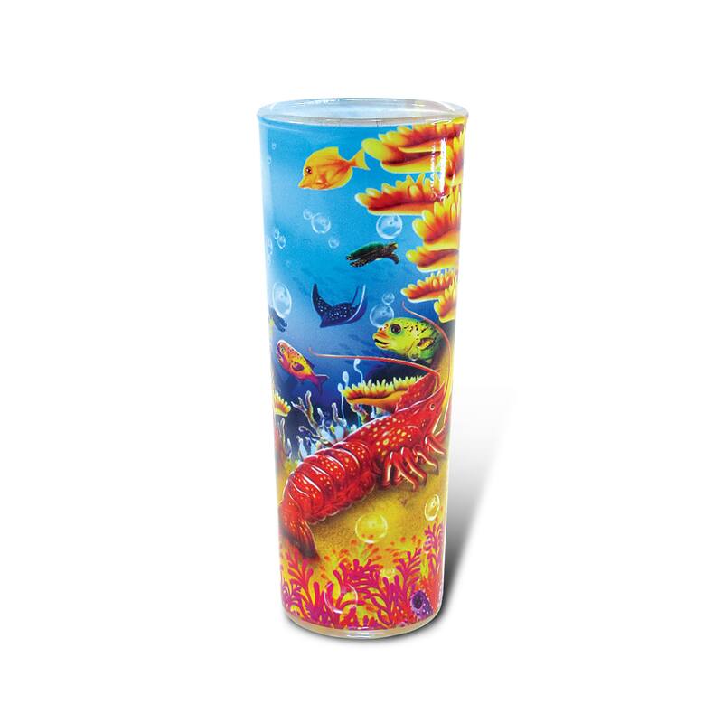 Puzzled Full Shooter Lobster Shot Glass