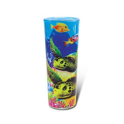 Puzzled Full Shooter Sea Turtle Shot Glass