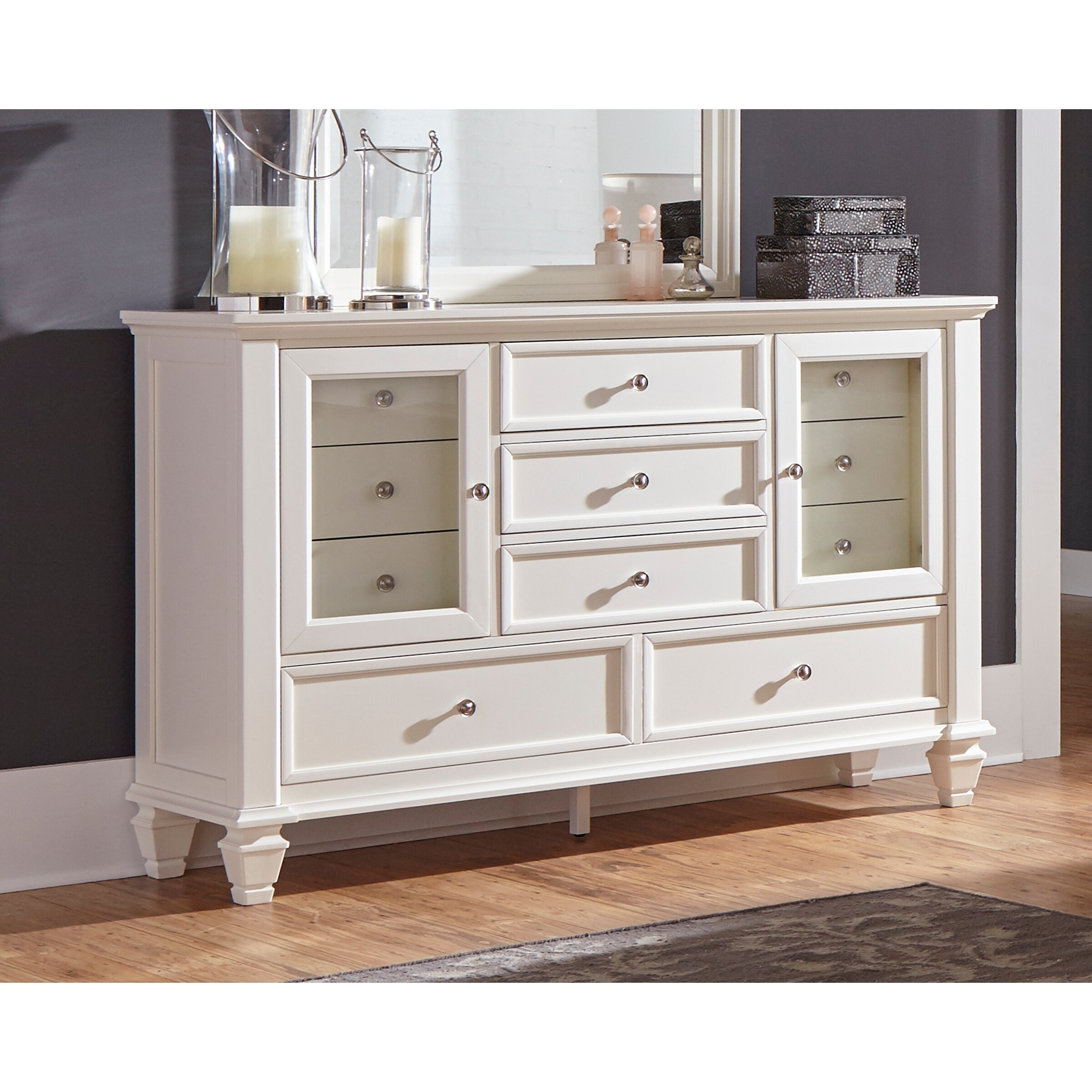 coaster company sandy beach white dresser