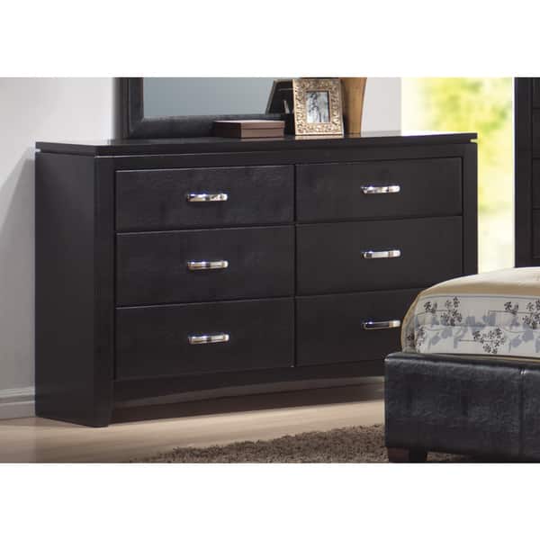 Shop Coaster Company Furniture Dylan Faux Leather 6 Drawers