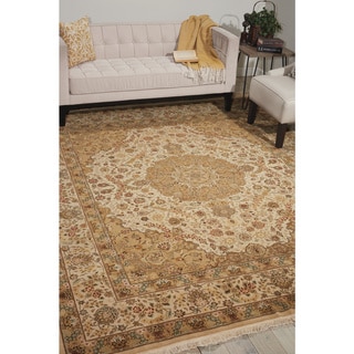 Nourison Royalty Ivory Area Rug (7'9 x 9'9) - 7'9" x 9'9"