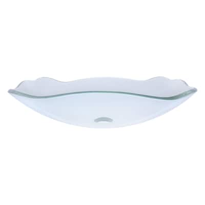 Novatto Elegante Glass Vessel Bathroom Sink