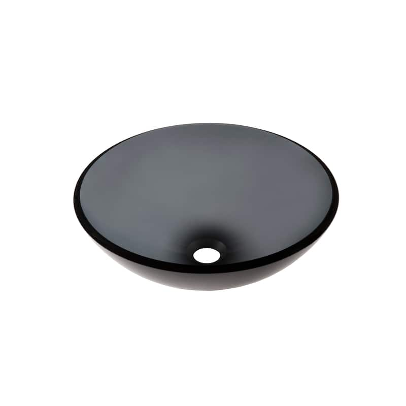 Novatto Nera Glass Vessel Bathroom Sink