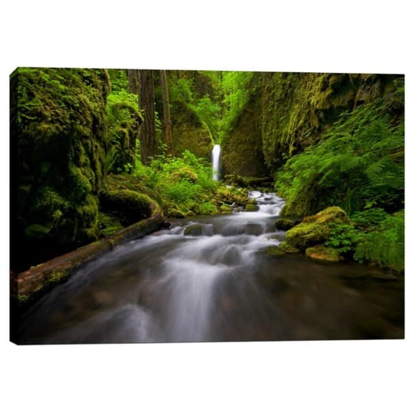 slide 1 of 4, Epic Graffiti Jesse Estes 'Lushnes' Giclee Canvas Wall Art