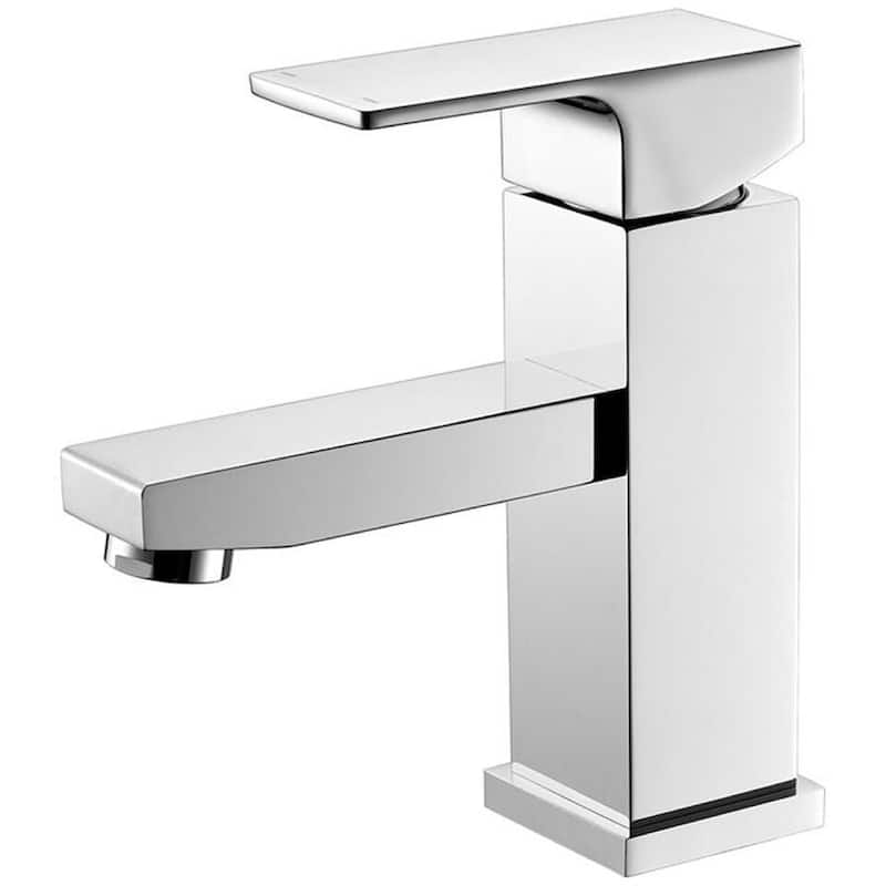 AA Warehousing Luxurious Single Handle Chrome Finish Lavatory Faucet