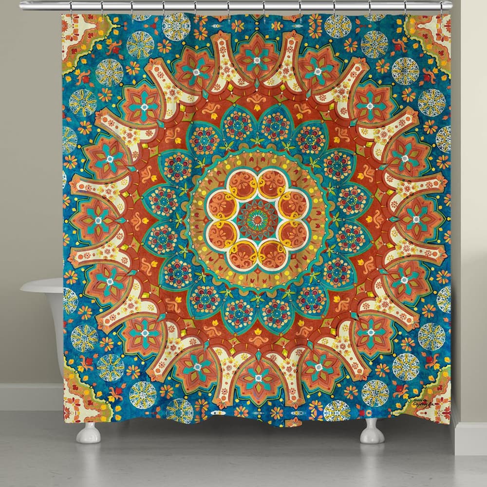 Laural Home Mandala Pattern Shower Curtain