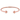 Miadora Signature Collection 18k Rose Gold Open Cuff Heart Bracelet for Baby - Pink