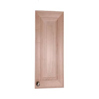 Kendall Wood 32-inch Frameless Narrow Recessed Bath Storage Cabinet