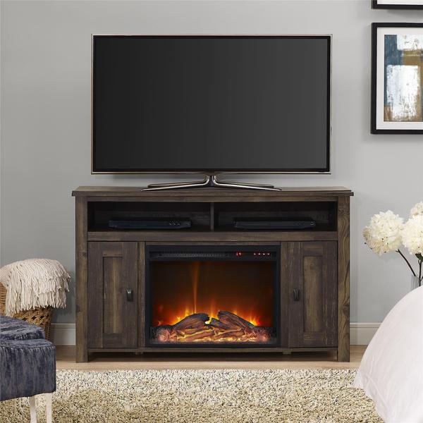 Ameriwood Home Farmington Heritage Pine 50-inch Media Fireplace