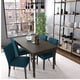 preview thumbnail 1 of 3, Handy Living Brisbane Caribbean Blue Linen Upholstered Dining Chairs (Set of 4)