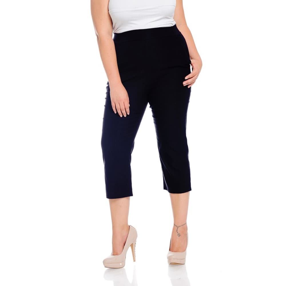 plus size khaki capris