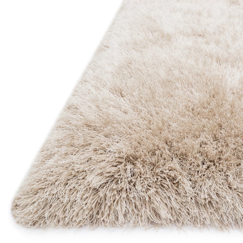 Alexander Home Leo Solid Plush Shag Area Rug