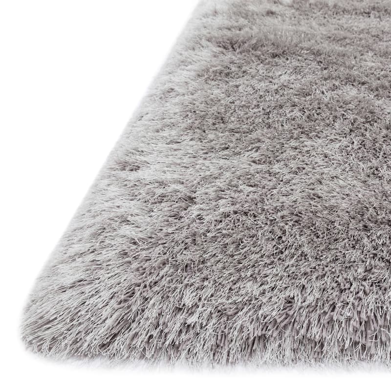 Alexander Home Leo Solid Plush Shag Area Rug