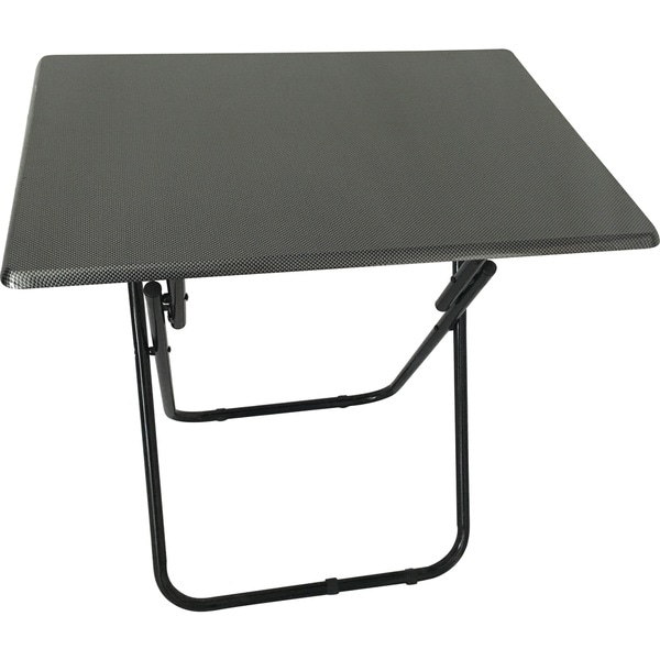 Metallic Black MDF/Metal Oversized TV Tray Folding Table ...