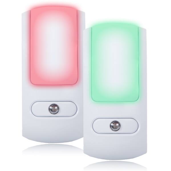 Maxxima Colorchanging LED Night Light with Dusk to Dawn Sensor (Pack