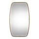 preview thumbnail 1 of 1, Canillo Antiqued Gold Mirror - Antique Silver - 21x36.125x0.75