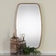 preview thumbnail 2 of 1, Canillo Antiqued Gold Mirror - Antique Silver - 21x36.125x0.75