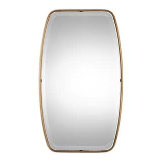 Canillo Antiqued Gold Mirror - Antique Silver - 21x36.125x0.75
