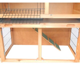 small wooden playpen