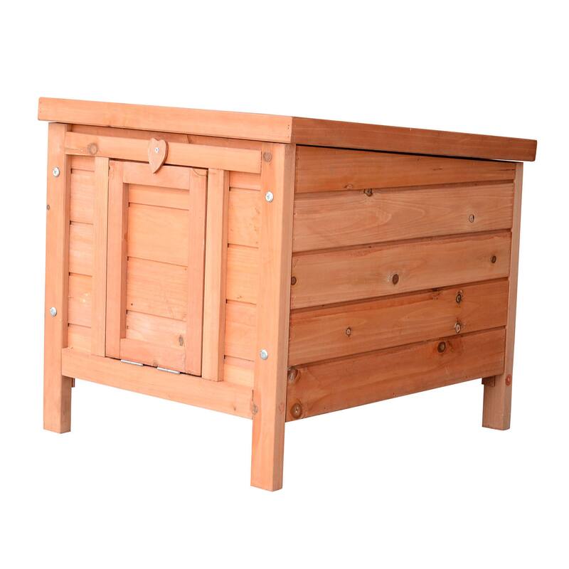 Pawhut Small Wooden Bunny Rabbit/ Guinea Pig House