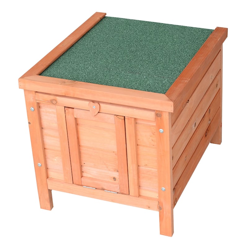 Pawhut Small Wooden Bunny Rabbit/ Guinea Pig House