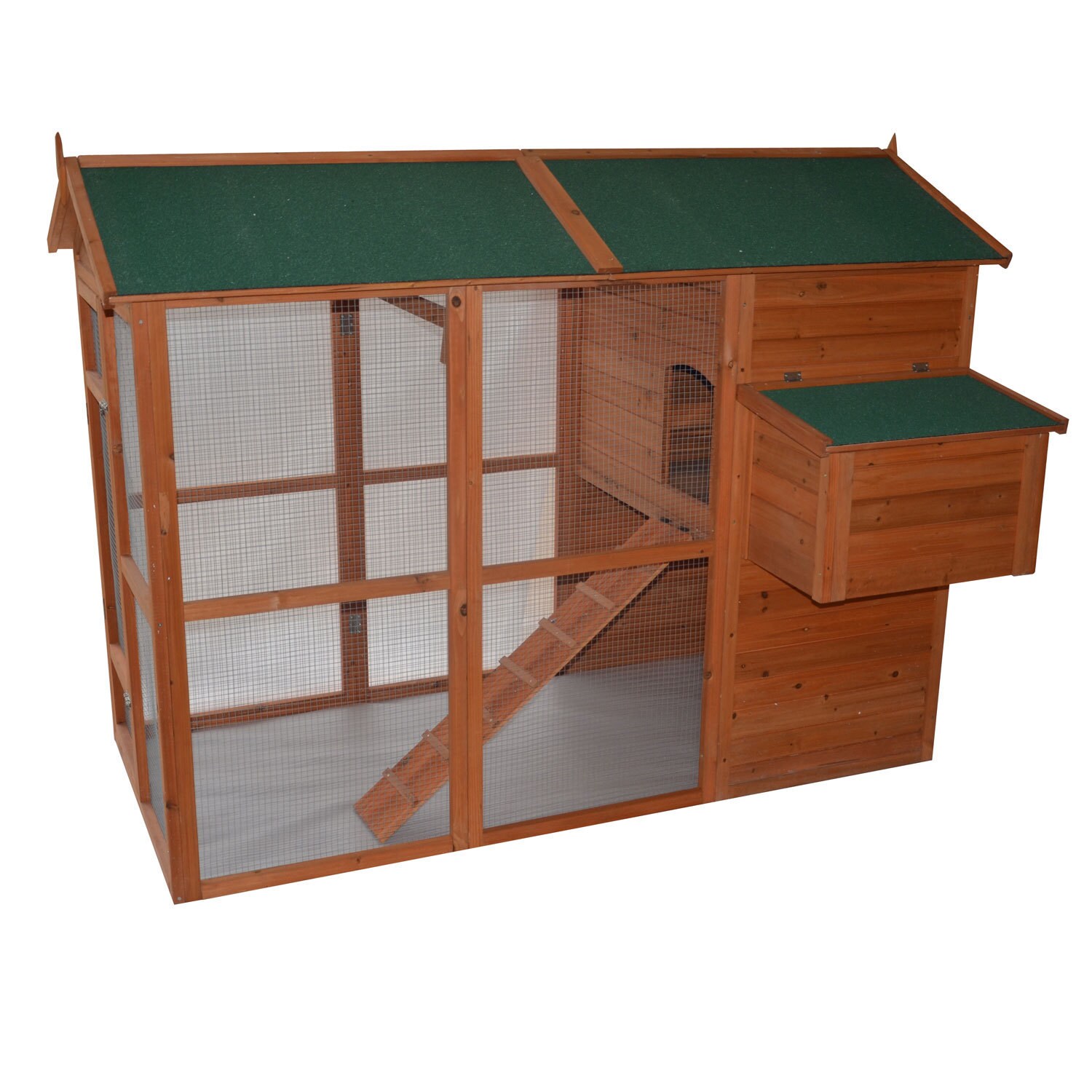 Free Chicken Coops Plans: Pawhut Deluxe Large Chicken Coop - Pawhut Deluxe Large BackyarD Chicken Coop Hen House With OutDoor Run Fb71f673 80Df 4ac7 9D2e 6eaf3b8ca5a8