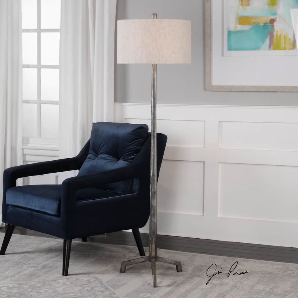 Ivor Cast Iron Floor Lamp (1 Light)